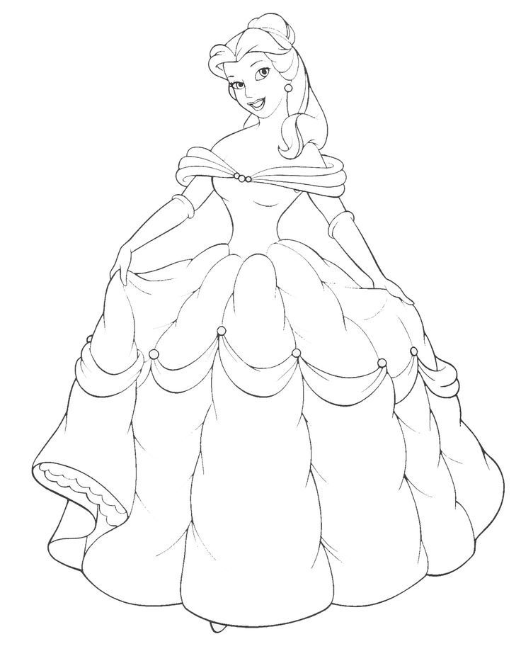 736x926 Disney Princess Coloring Pages Ariel In A Dress 494973