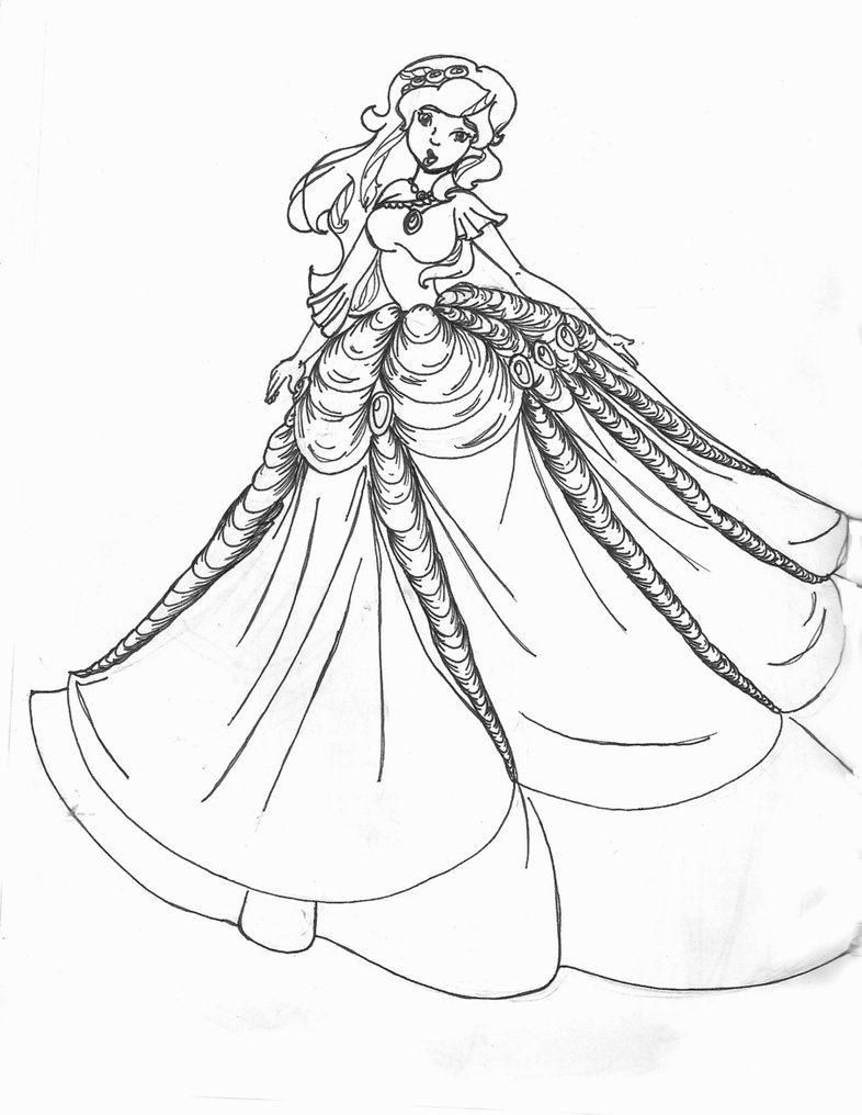 786x1016 Elegant Dresses Coloring Pages Bgcentrum