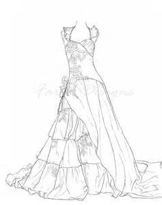 237x300 Ball Gown Colouring Pages, Princess Dress Coloring Pages