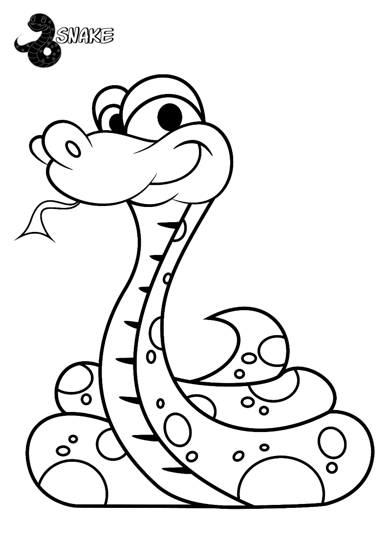 Ball Python Coloring Pages