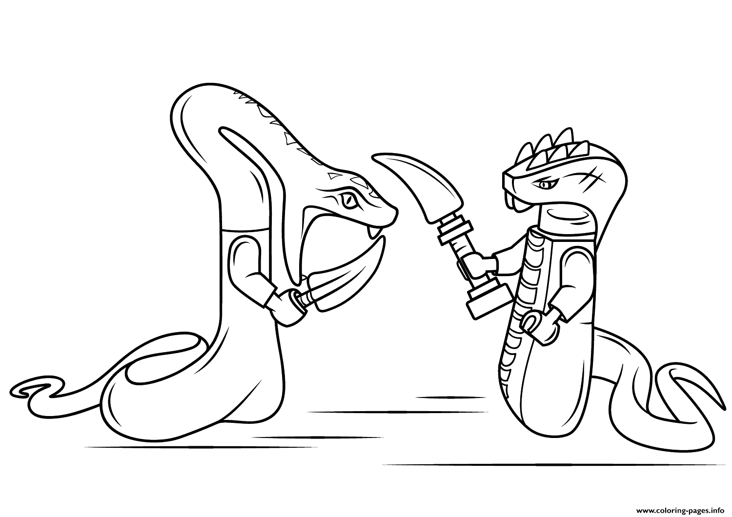 1500x1060 Awesome Print Lego Ninjago Snakes Coloring Pages Free Coloring
