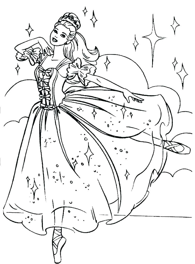 755x1024 Hello Kitty Ballerina Coloring Pages 3 Page For All Ages Many
