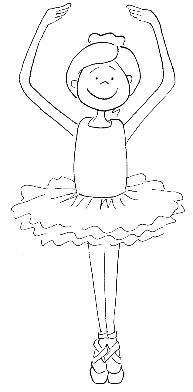 636x1291 Ballerina Coloring Pages For Childrens Printable Free Within Page
