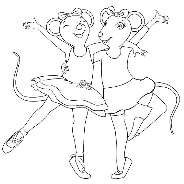 600x600 Stunning Ballet Coloring Pages Pictures Ballerina Coloring Pages