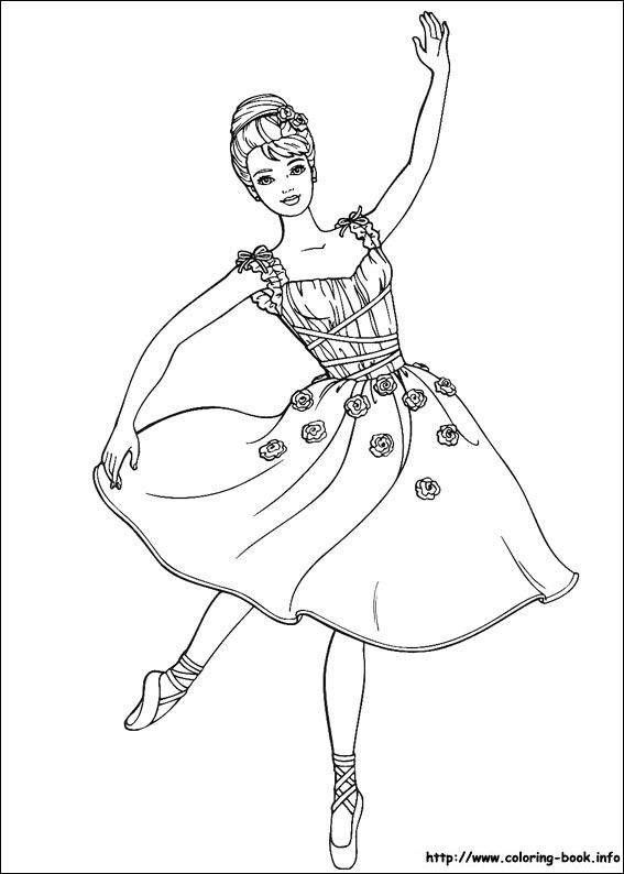 567x794 Ballerina Coloring Page Angelina Ballerina 1st Bday