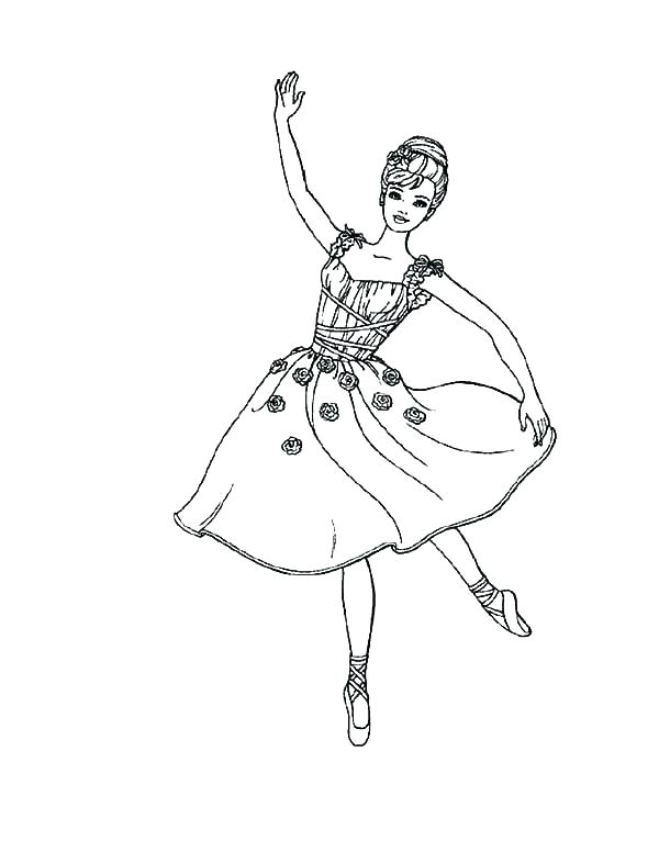 600x776 Ballerina Coloring Pages Free Printable Ballerina Coloring Pages