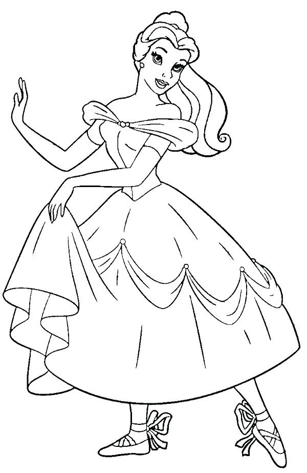 600x923 Ballerina Coloring Pictures Ballerina Coloring Page Printable