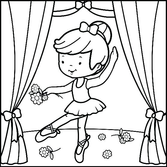 556x556 Free Ballet Coloring Pages Free Ballerina Coloring Pages Ballet
