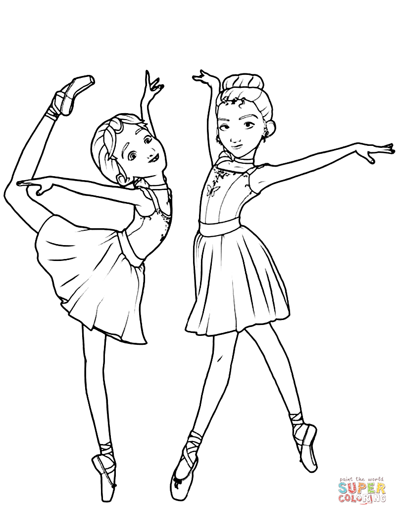 802x1038 Reliable Ballerina Colouring Page Leap Coloring Pages Free