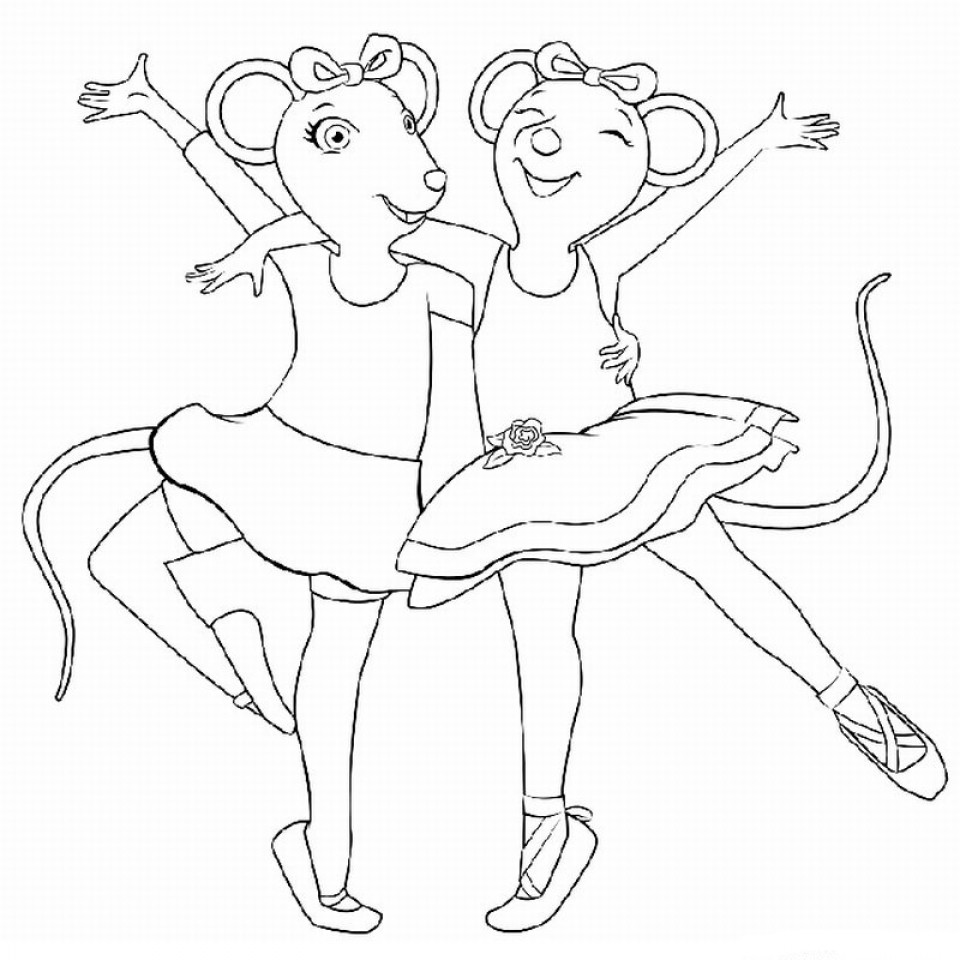 Ballet Coloring Pages Printable
