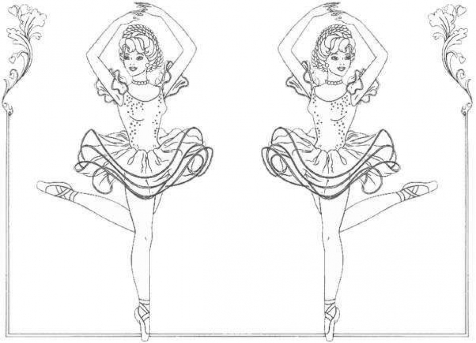 Ballet Dancer Coloring Pages