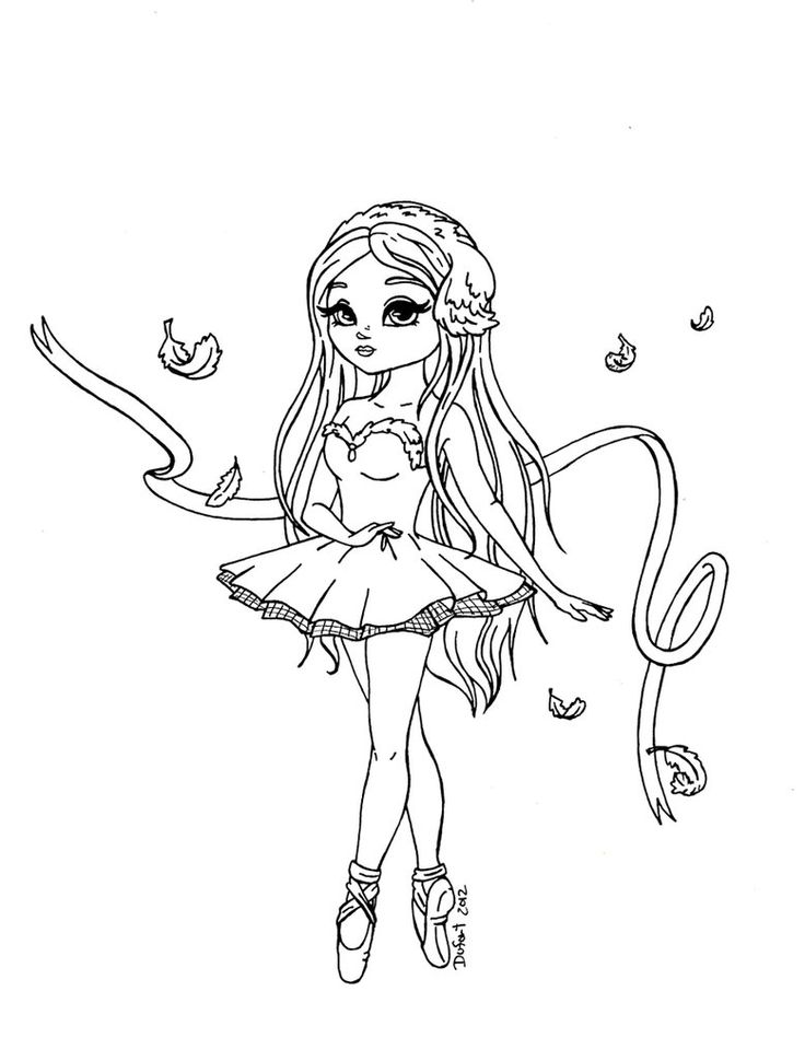736x970 Ballet Dancer Coloring Pages Free