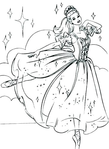 367x500 Ballerina Coloring Pages Download Ballerina Coloring Sheets Ballet