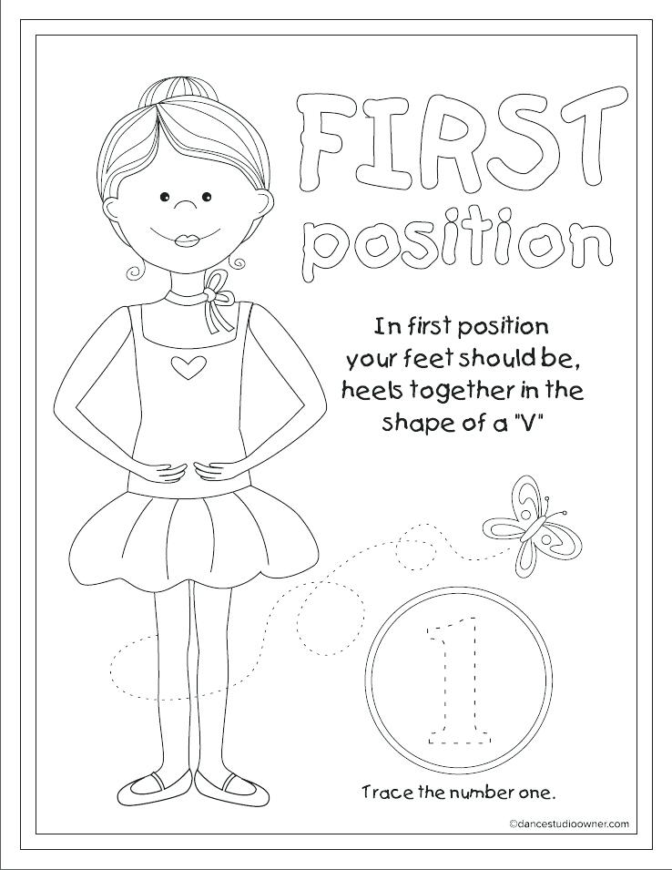 738x955 Ballet Positions Coloring Pages First Position Ebestbuyvn.co