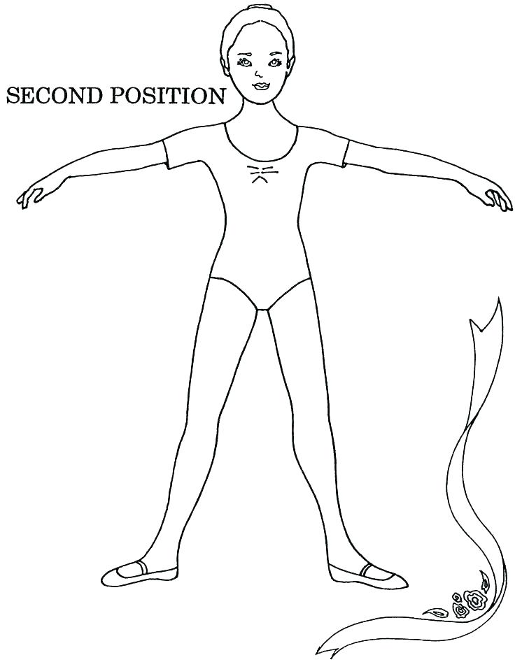 736x947 Ballet Positions Coloring Sheets Pages Also Beautiful B Wisekids