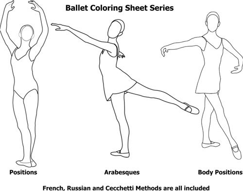 500x393 Ballet Body Position Coloring Pages Words Ballet