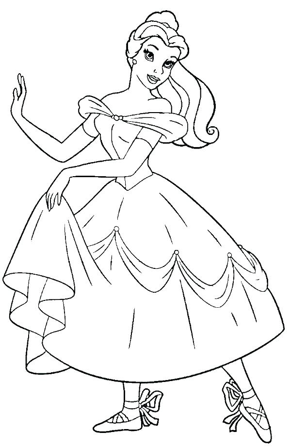 600x923 Coloring Pages Ballerina Ballet Positions Coloring Pages