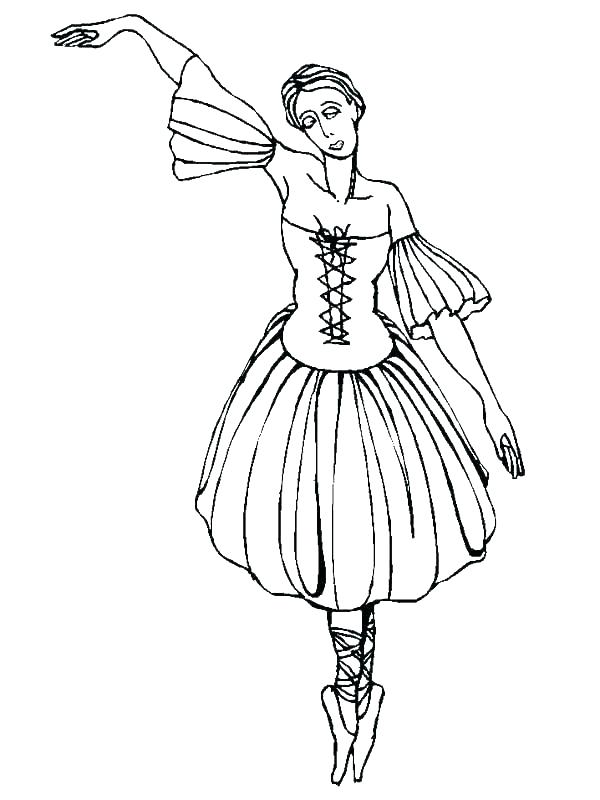 600x800 Ballet Positions Coloring Sheets