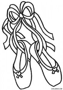 210x300 Ballet Shoes Coloring Pages Coloring Pages Ballet