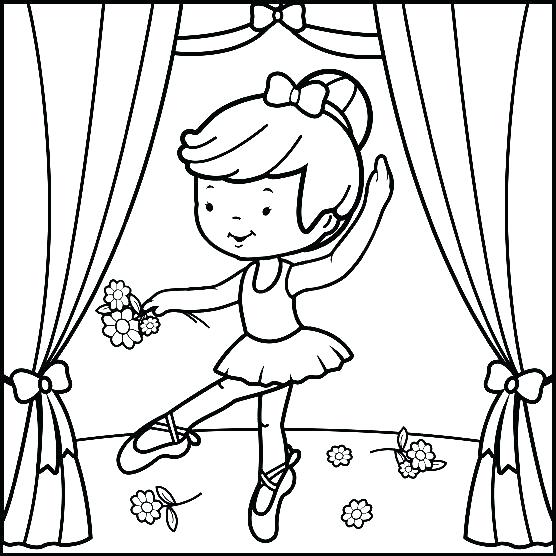 556x556 Marvelous Ballerina Coloring Page Ballet Coloring Pages Ballet