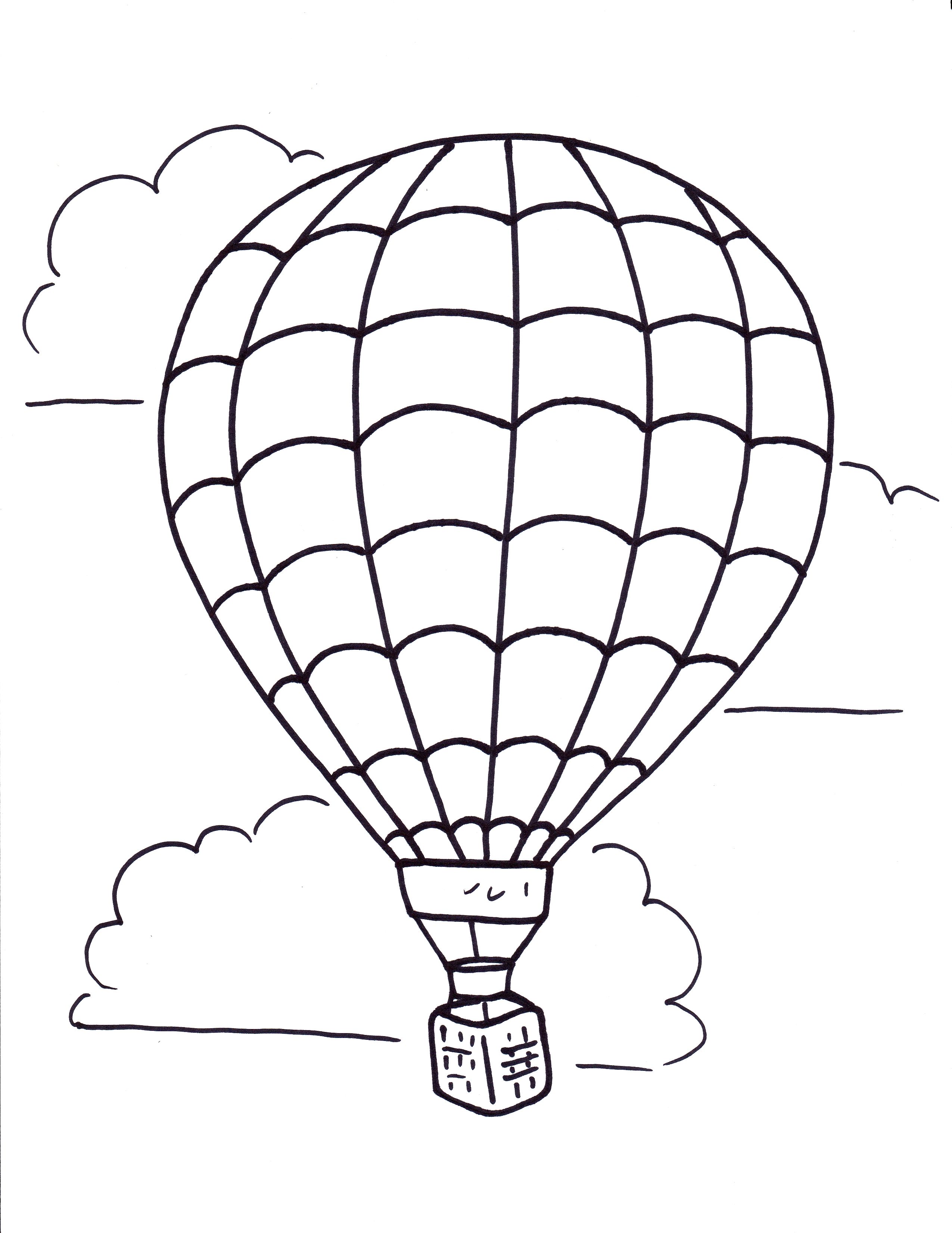 2550x3300 Related Hot Air Balloon Coloring Pages Item 11522, Hot Air Balloon