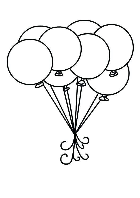 595x842 Balloon Coloring Pages Printable 12