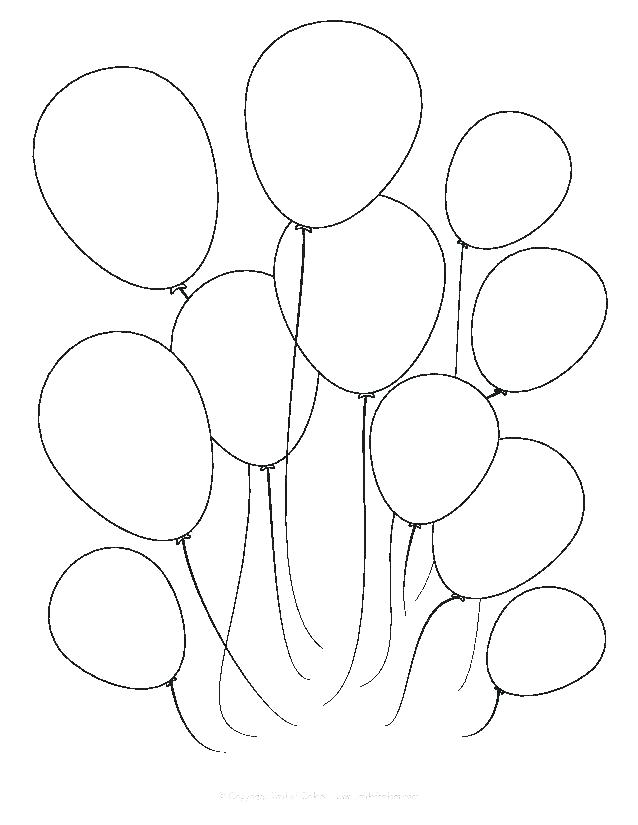 638x825 Balloons Coloring Page Balloon Coloring Pages Printable Coloring