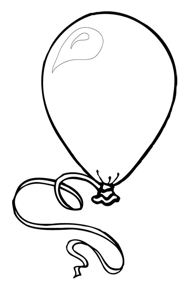 650x1003 Printable Balloon Coloring Pages Coloring Pages Of Balloons New