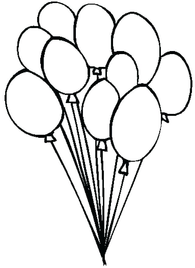 640x877 Balloon Coloring Page Pictures Balloons Color Kids Coloring
