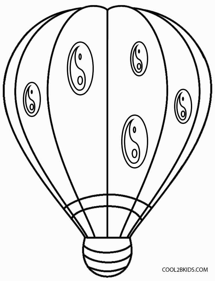 750x978 Printable Hot Air Balloon Coloring Pages For Kids Cool2bkids
