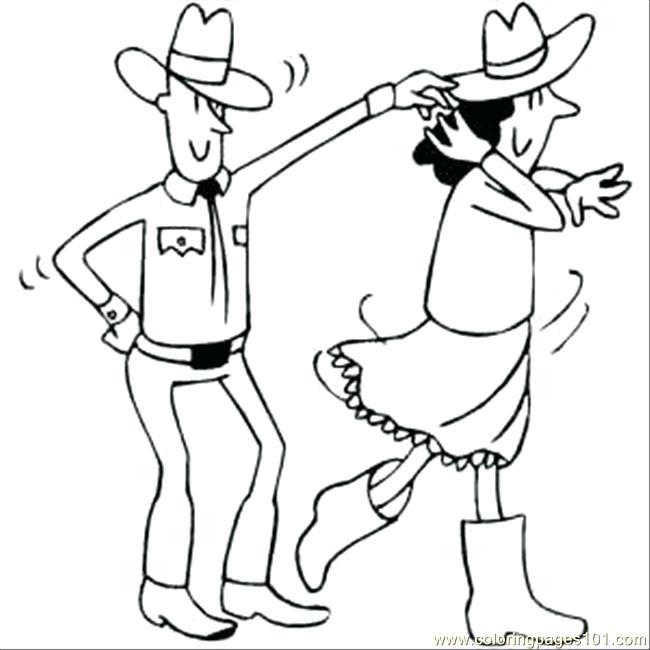 650x650 Dancing Coloring Pages Dancer With Long Dress Coloring Page