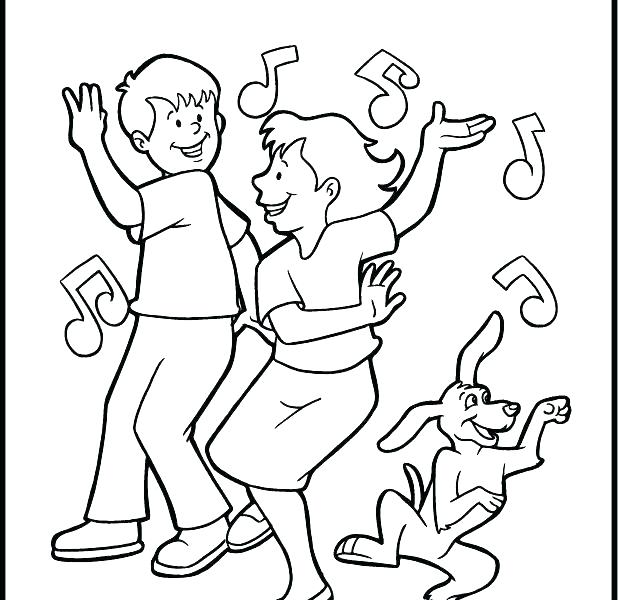 618x600 Dancing Coloring Pages Tap Dance Coloring Pages Free Page Dancing