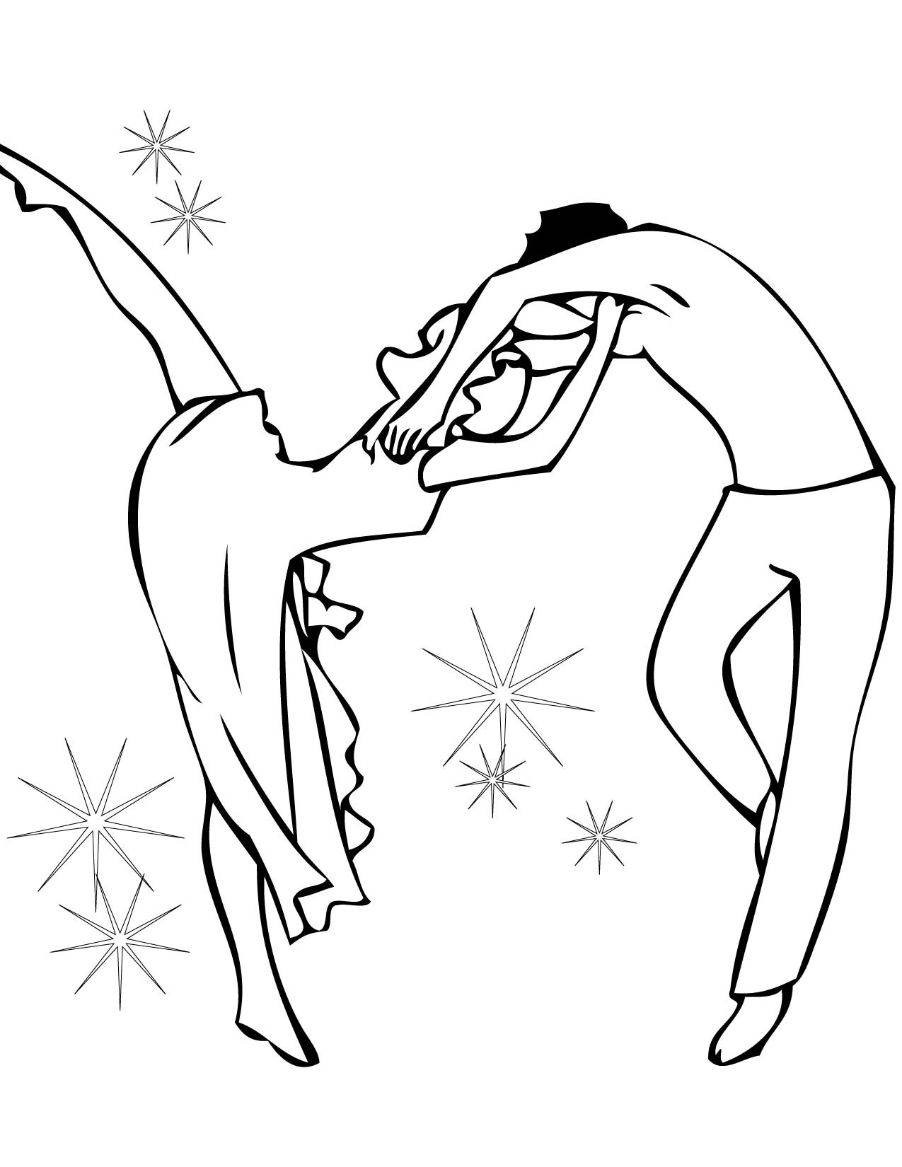 1275x1650 Now Dance Color Pages Ballroom Coloring Page Handipoints Gites
