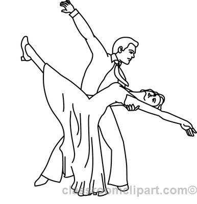 386x400 Ballroom Dancing Clipart