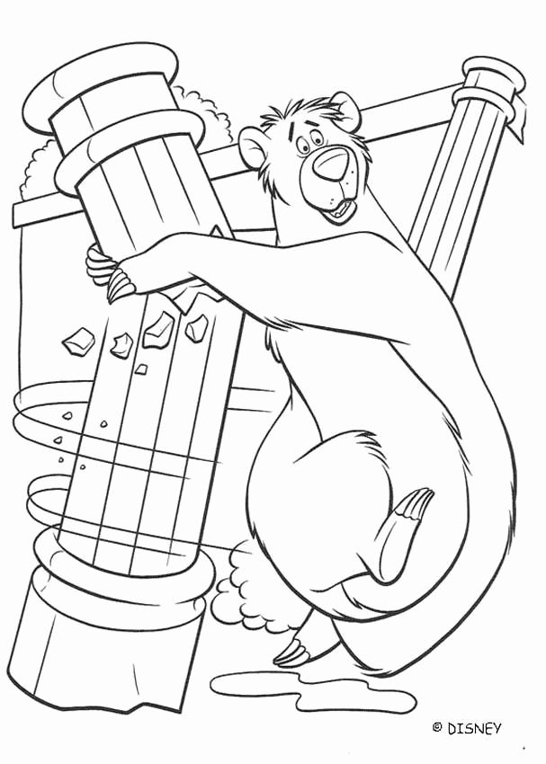 607x850 Jungle Coloring Sheets The Jungle Book Coloring Pages Jungle Book