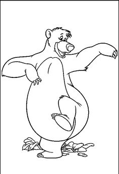 236x346 Jungle Book Coloring Pages Color Me Tickled Pink