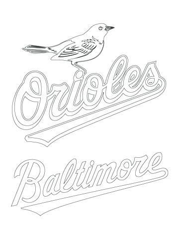 360x480 Baltimore Ravens Coloring Pages Print Orioles Baseball Coloring