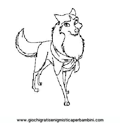 Balto And Jenna Coloring Pages