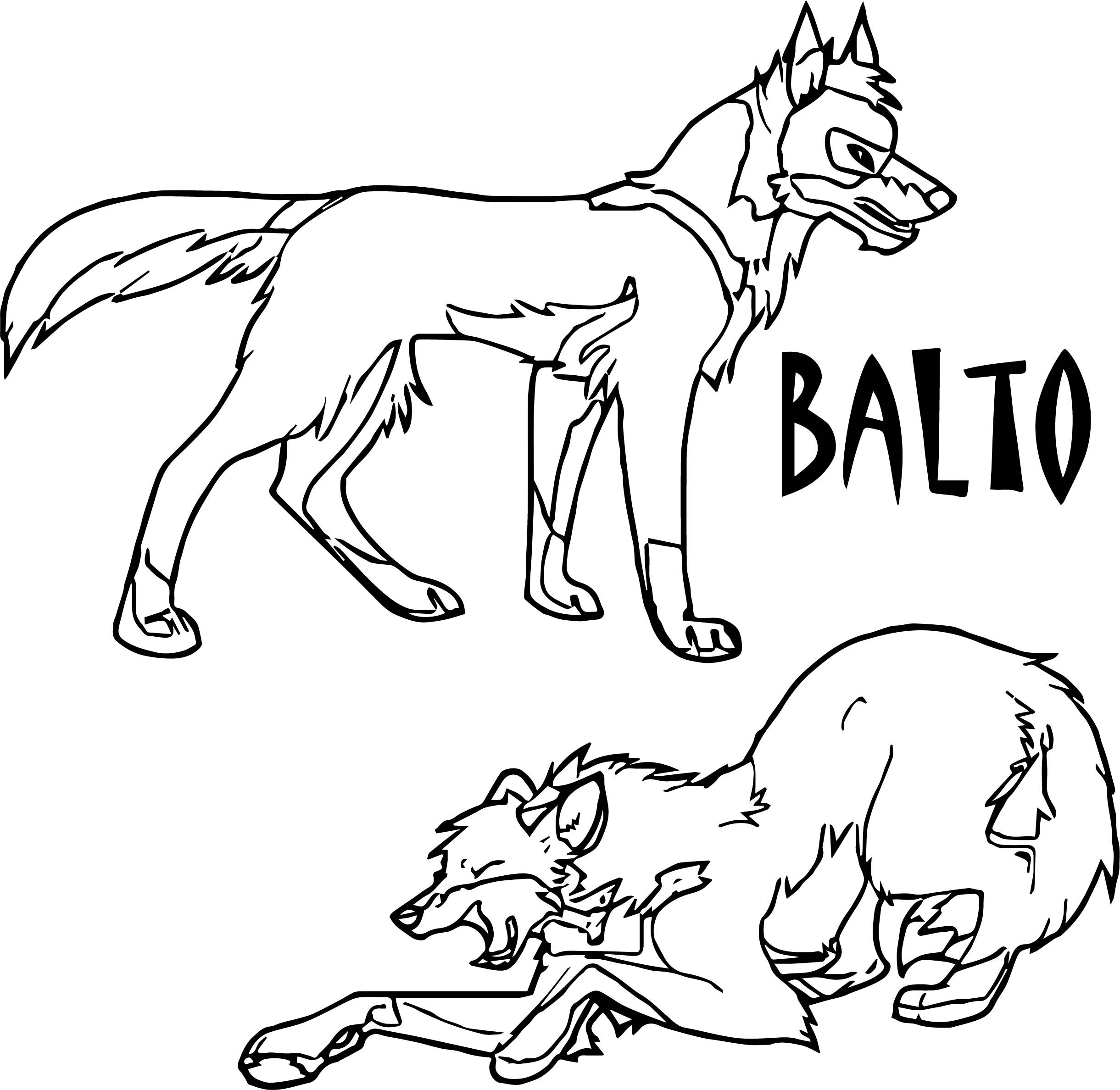 2441x2376 Amazing Balto And Jenna Coloring Pages Embellishment