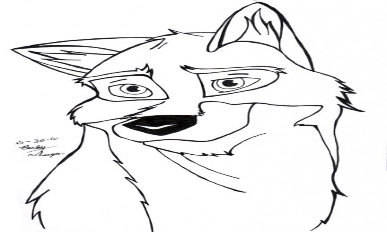 1280x768 Jenna From Balto Coloring Pages