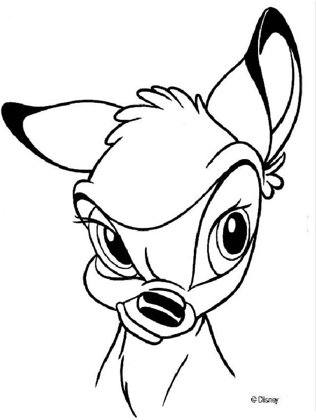 639x850 Plush Design Bambi Coloring Pages Disney To Print Games 2