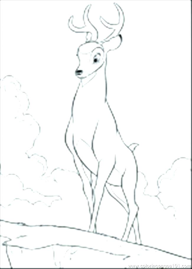 650x909 Bambi Coloring Page Medium Size Of Coloring Pages Page Free