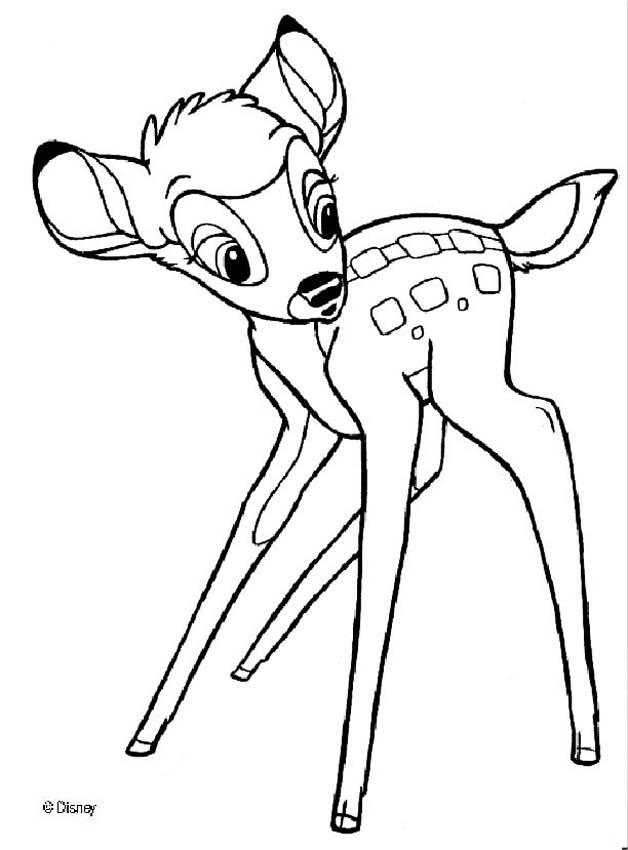 628x850 Bambi 84 Coloring Pages