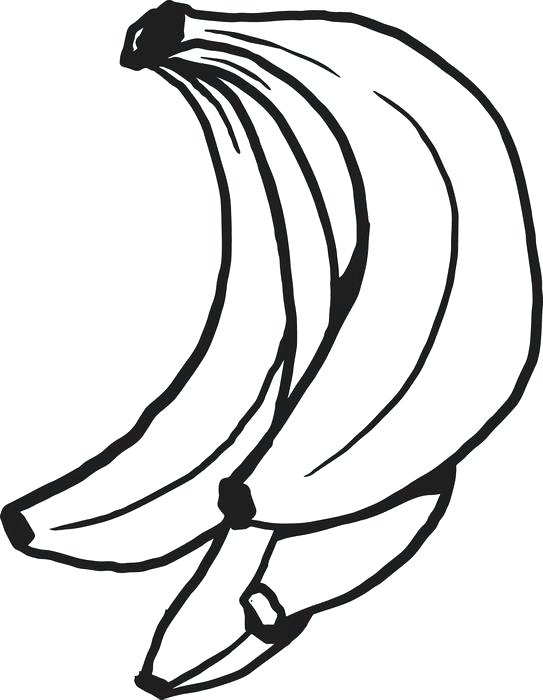 543x700 Banana Coloring Page Bananas Coloring Page Banana Coloring Pages