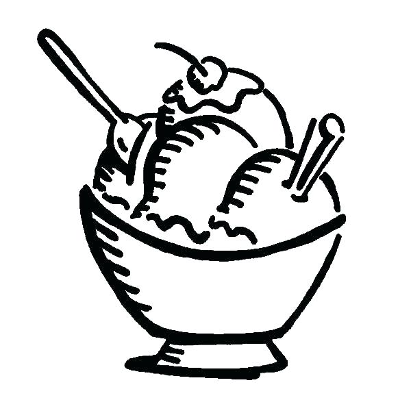 600x603 Banana Split Coloring Page Related Post Banana Split Coloring Page