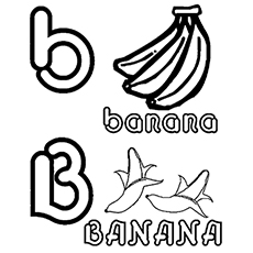 230x230 Top 25 Free Printable Banana Coloring Pages Online