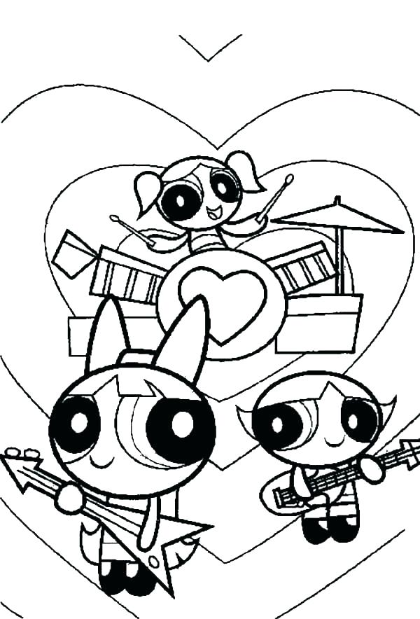 600x884 Powerpuff Girl Coloring Pages Girls Coloring Page Power Puff Pages