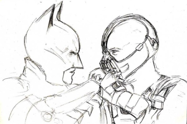 600x399 Batman Vs Bane Coloring Pages Batman Coloring Pages Boys