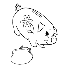 Bank Coloring Pages