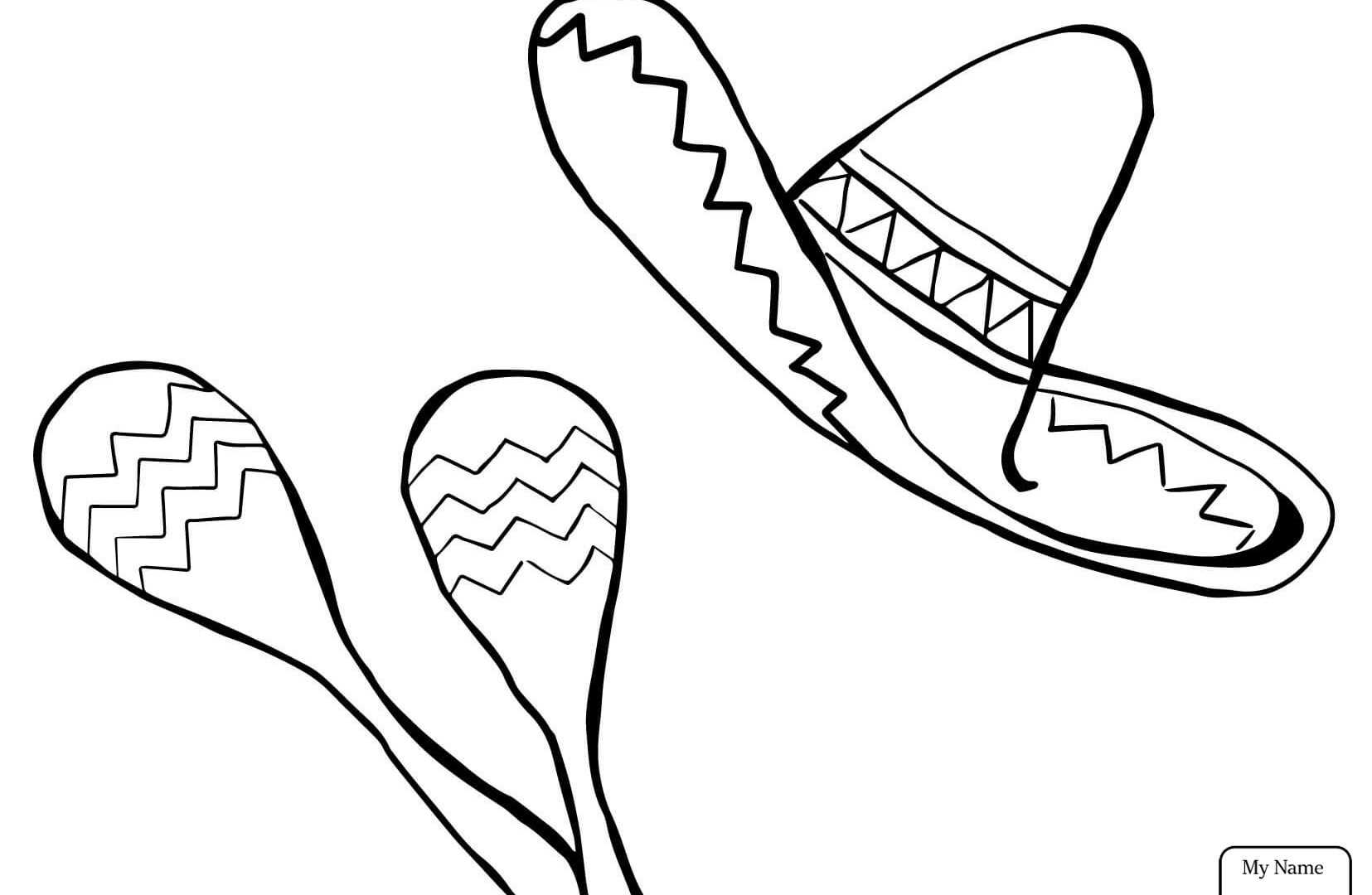1655x1080 Cinco Mayo Mouse Coloring Page Free Printable De Pages Kids 5